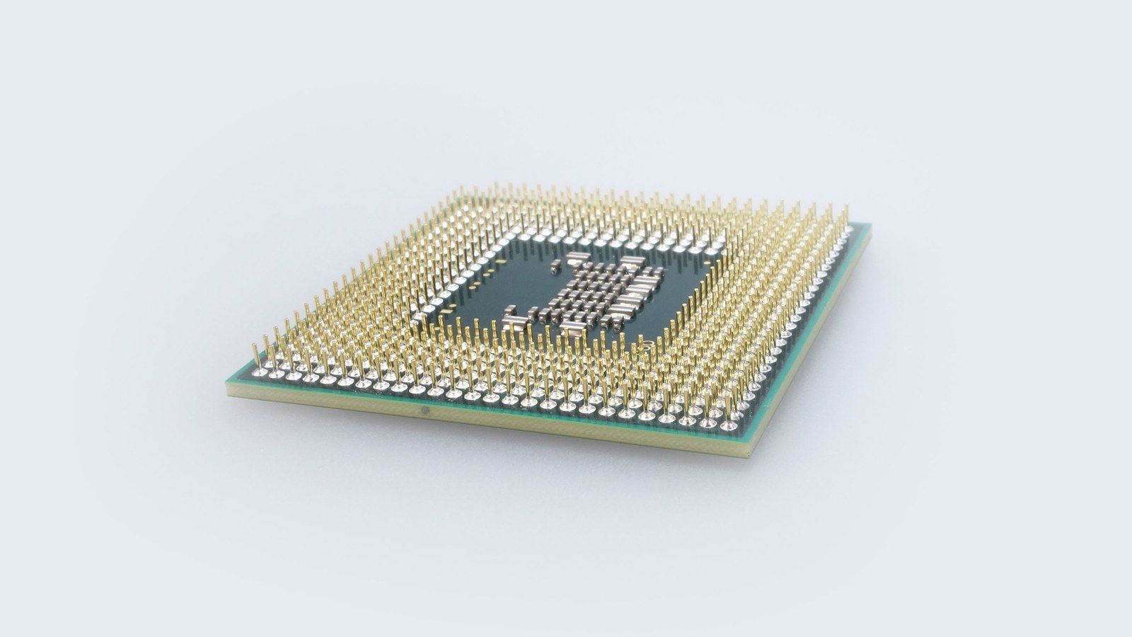 Stock photo of a central processing unit chip, illustrative only, not an actual Nvidia H200 chip